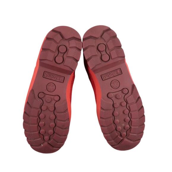 Timberland Shoes Mens 8.5 Hiking Boot EuroTrail Outdoor Sport Red Active Lace Up - Picture 11 of 13